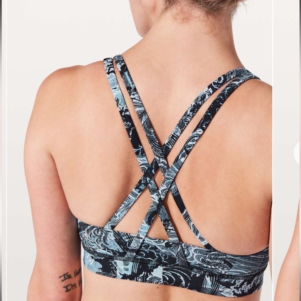 Lululemon Energy Bra in Eternal Wave Starlight Black - Picture 9 of 9